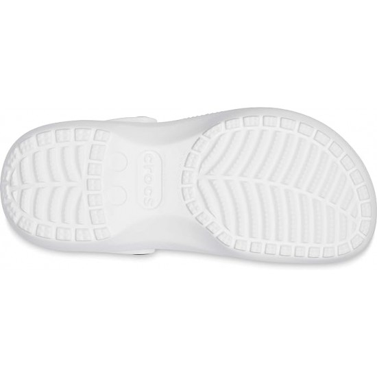 CROCS - Women's Classic Platform Clog - White