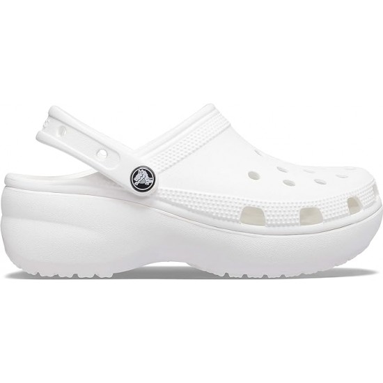 CROCS - Women's Classic Platform Clog - White