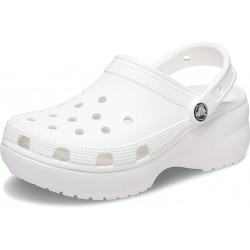 CROCS - Women's Classic Platform Clog - White