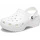 CROCS - Women's Classic Platform Clog - White