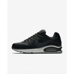 NIKE- AIR MAX COMMAND LEATHER SPORT SHOES MEN BLACK 749760001