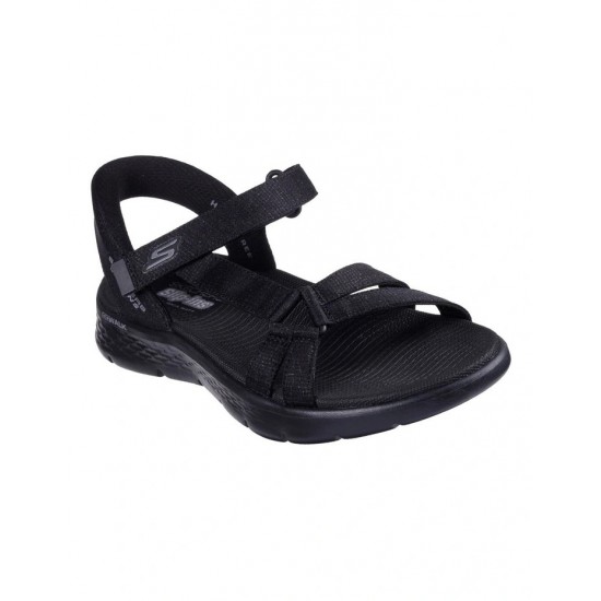 SKECHERS - WOMEN Slip-Ins Go Walk Flex Illuminate Sandal-141481/BBK