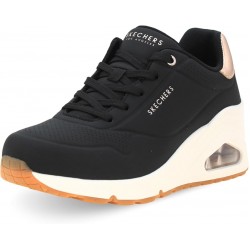 SKECHERS - WOMEN'S UNO Wedge-HI Steps 177520/BLK