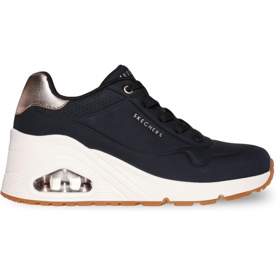 SKECHERS - WOMEN'S UNO Wedge-HI Steps 177520/BLK