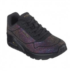 SKECHERS - WOMEN'S UNO DISCO RAVE - BLACK BLACK-155262/BBK