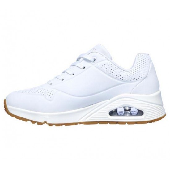 SKECHERS - WOMEN'S UNO - STAND ON AIR WHITE-73690-WHT