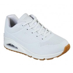 SKECHERS - WOMEN'S UNO - STAND ON AIR WHITE-73690-WHT