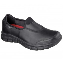 SKECHERS-WORK: RELAXED FIT - SURE TRACK - 76536 / BBK